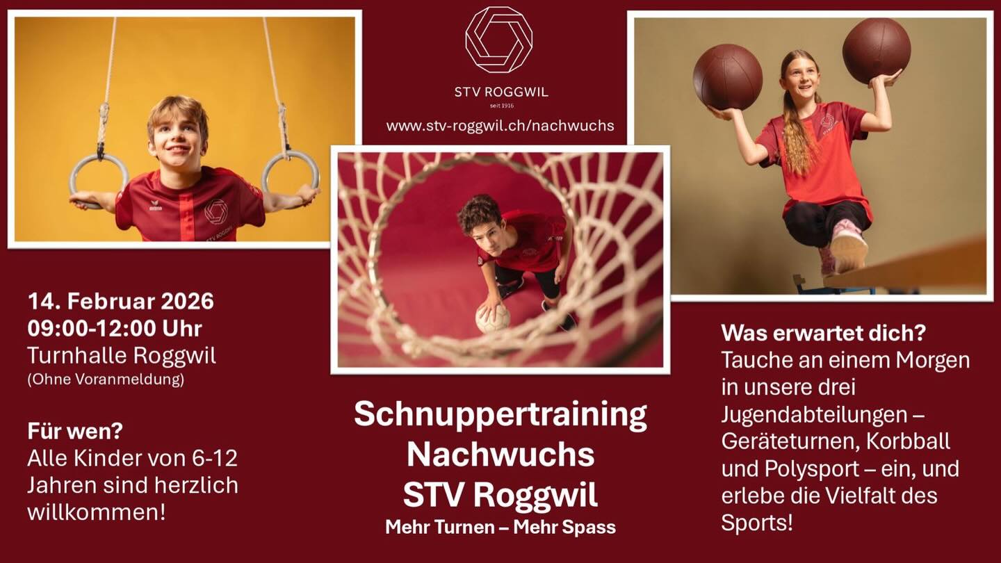 Diesen Samstag, Schnuppertraining Jugend!
Wir freuen uns auf ganz viele neue Gesichter💪🥳